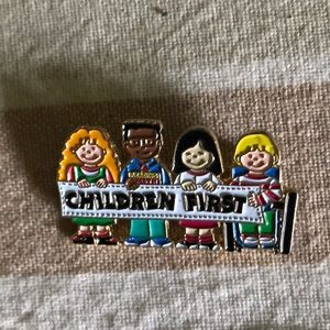 Pin with Children on it